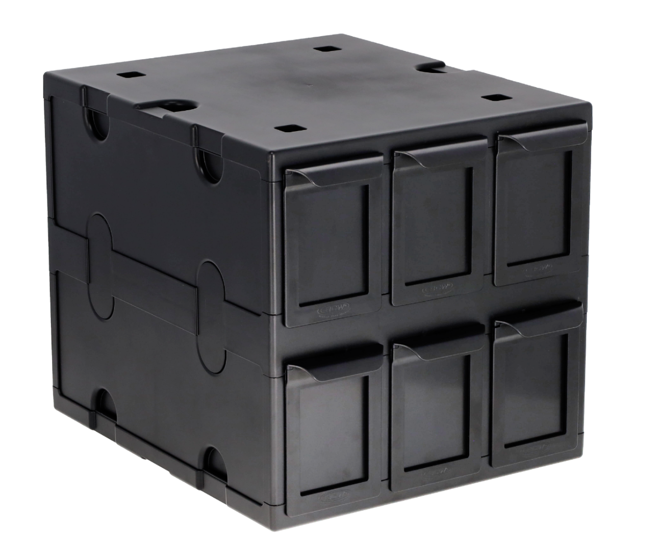 6 Drawer Card Catalog - Black - Napsyy Shop