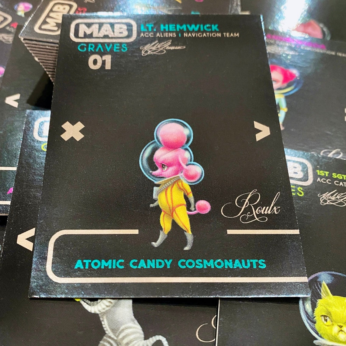 Mab Graves "Atomic Candy Cosmonauts" Artist Trading Cards - Factory Sealed Case (6 Hobby Boxes) - Napsyy Shop