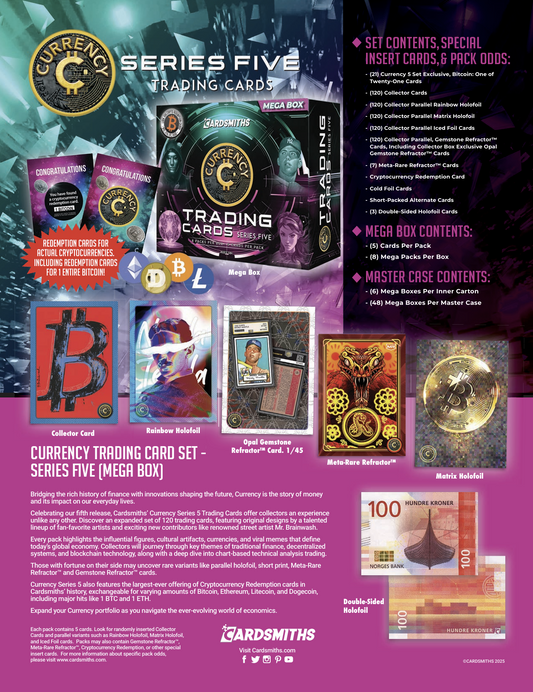 (Pre-Order) Cardsmiths Currency Series 5 Trading Cards | MEGA Box