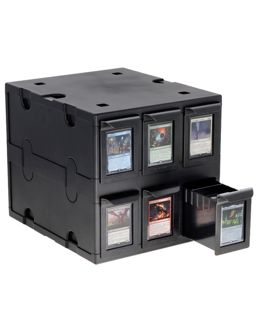6 Drawer Card Catalog - Black - Napsyy Shop