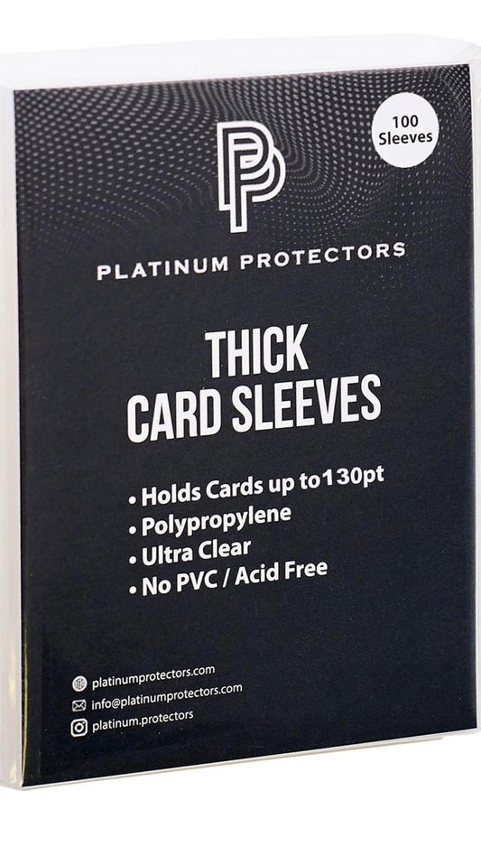 Platinum Protectors Sleeves (130 Point) - Napsyy Shop
