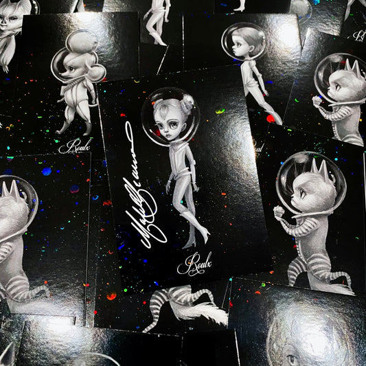 Mab Graves "Atomic Candy Cosmonauts" Artist Trading Cards - Factory Sealed Case (6 Hobby Boxes) - Napsyy Shop