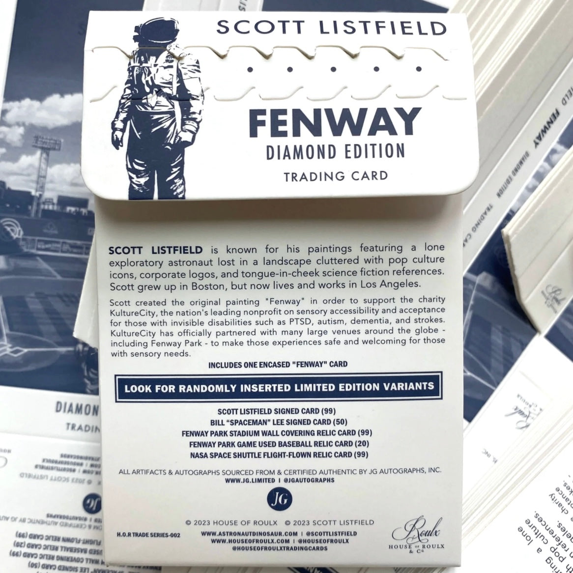 Scott Listfield "Fenway" Diamond Edition Trading Card - Napsyy Shop