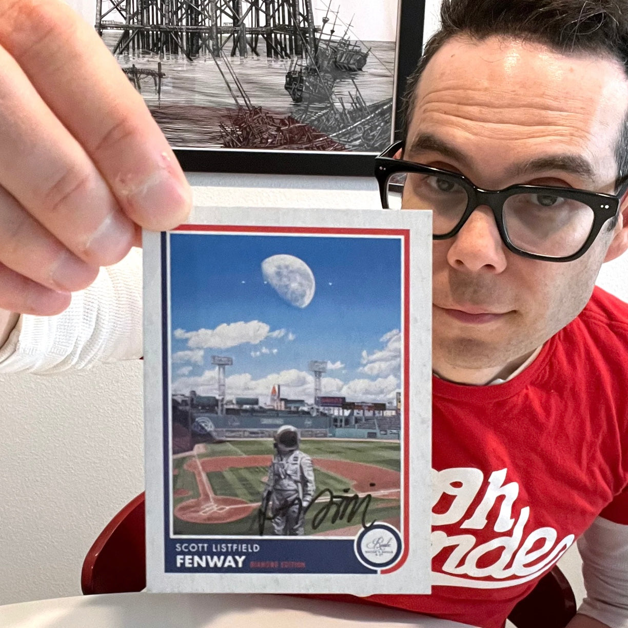 Scott Listfield "Fenway" Diamond Edition Trading Card - Napsyy Shop