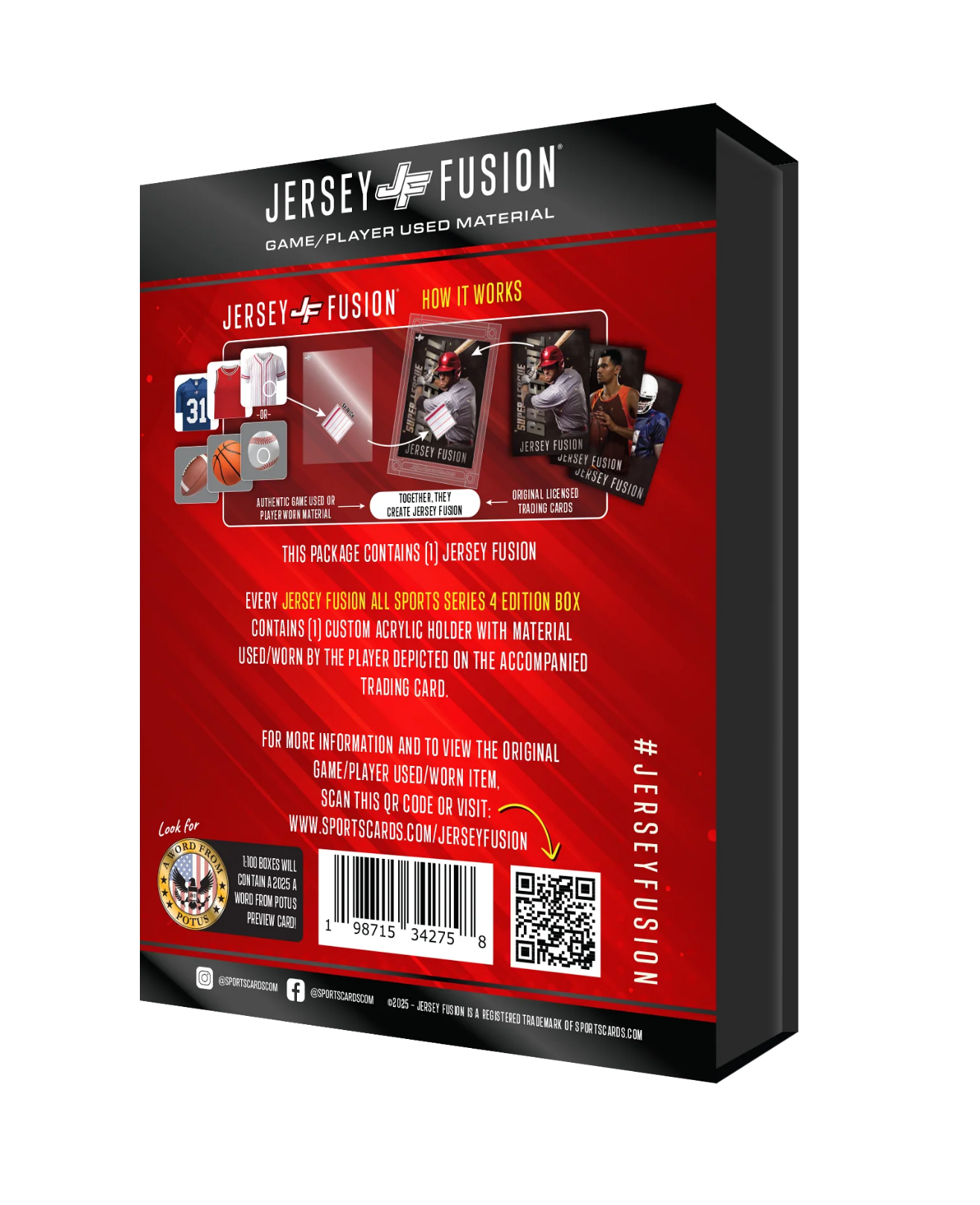 Jersey Fusion All Sports Edition Series 4 Sealed Box - (1) Jersey Fusion Per Box