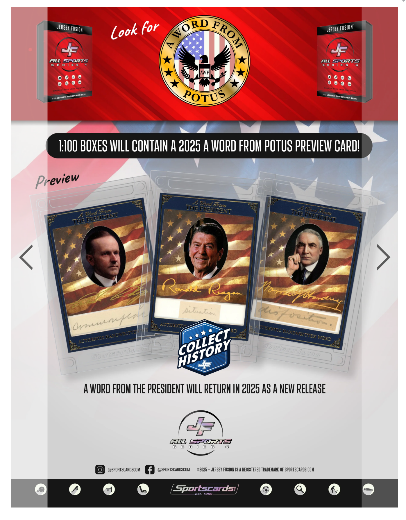 Jersey Fusion All Sports Edition Series 4 Sealed Box - (1) Jersey Fusion Per Box