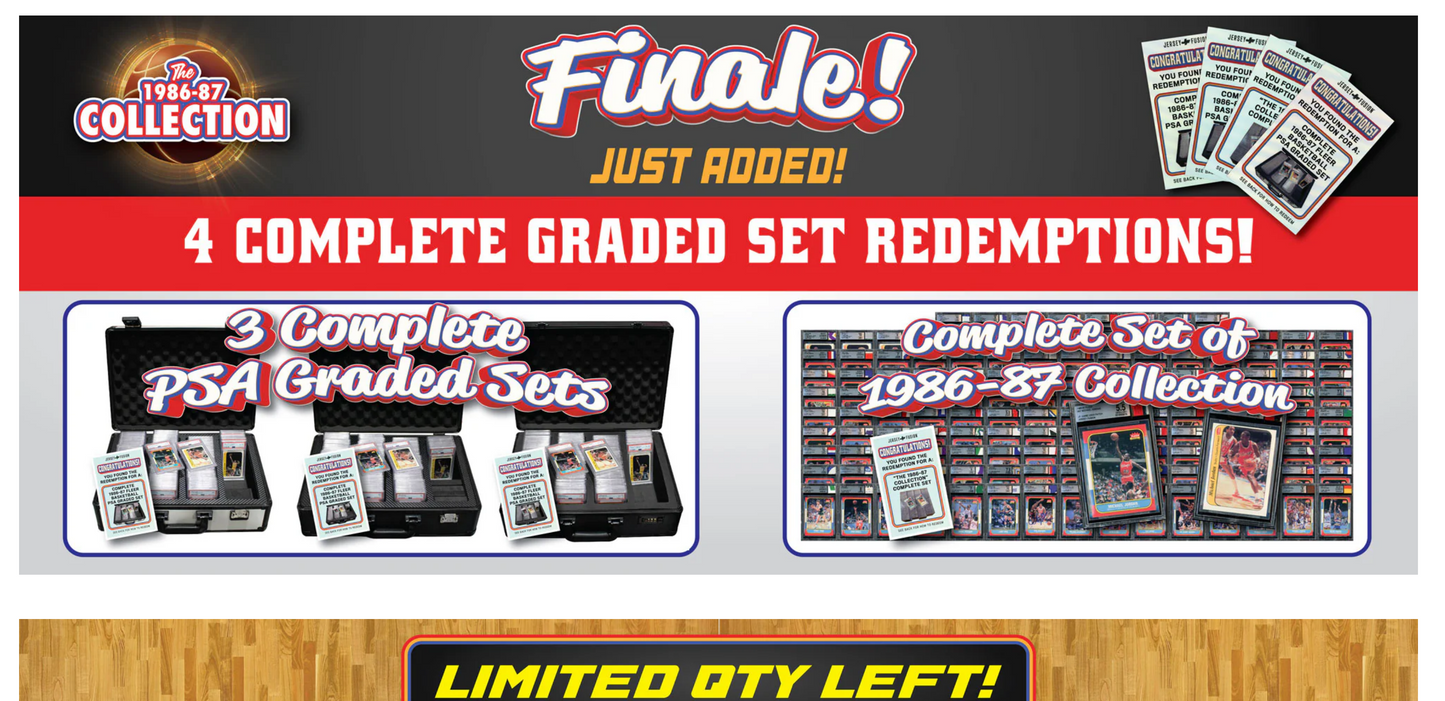 Jersey Fusion: The 1986-87 Collection FINALE Box - (1) BAS/BGS Card Per Box
